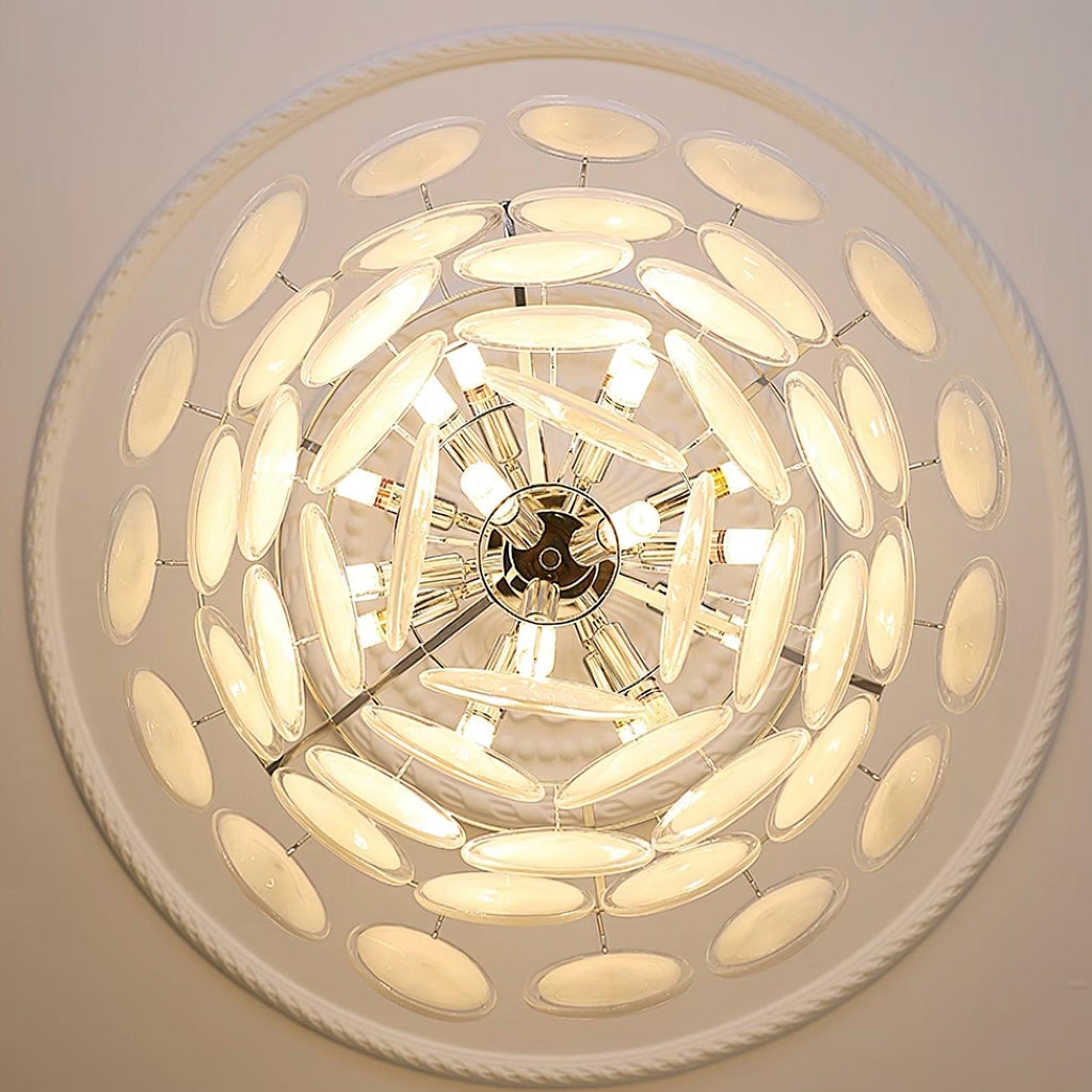 Fendelvale Glass Chandelier-Moonnatur