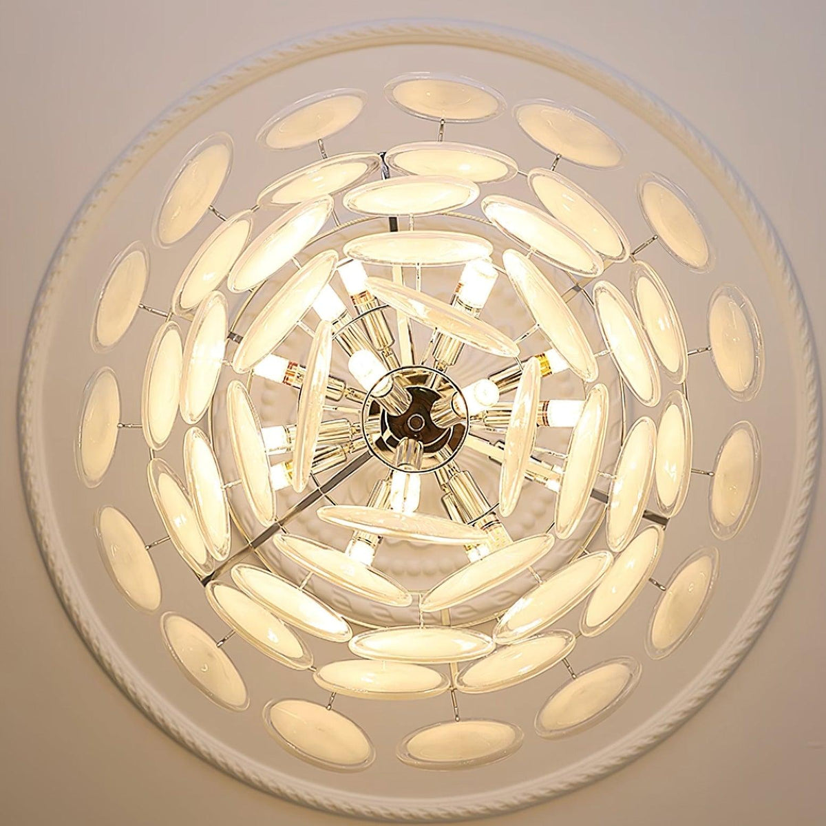 Fendelvale Glass Chandelier-Moonnatur