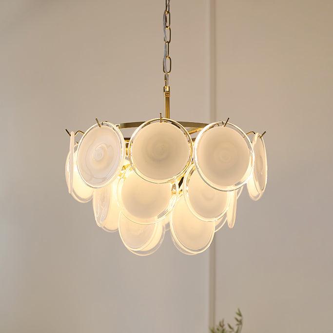 Islenmere Glass Chandelier-Moonnatur