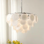 Islenmere Glass Chandelier-Moonnatur