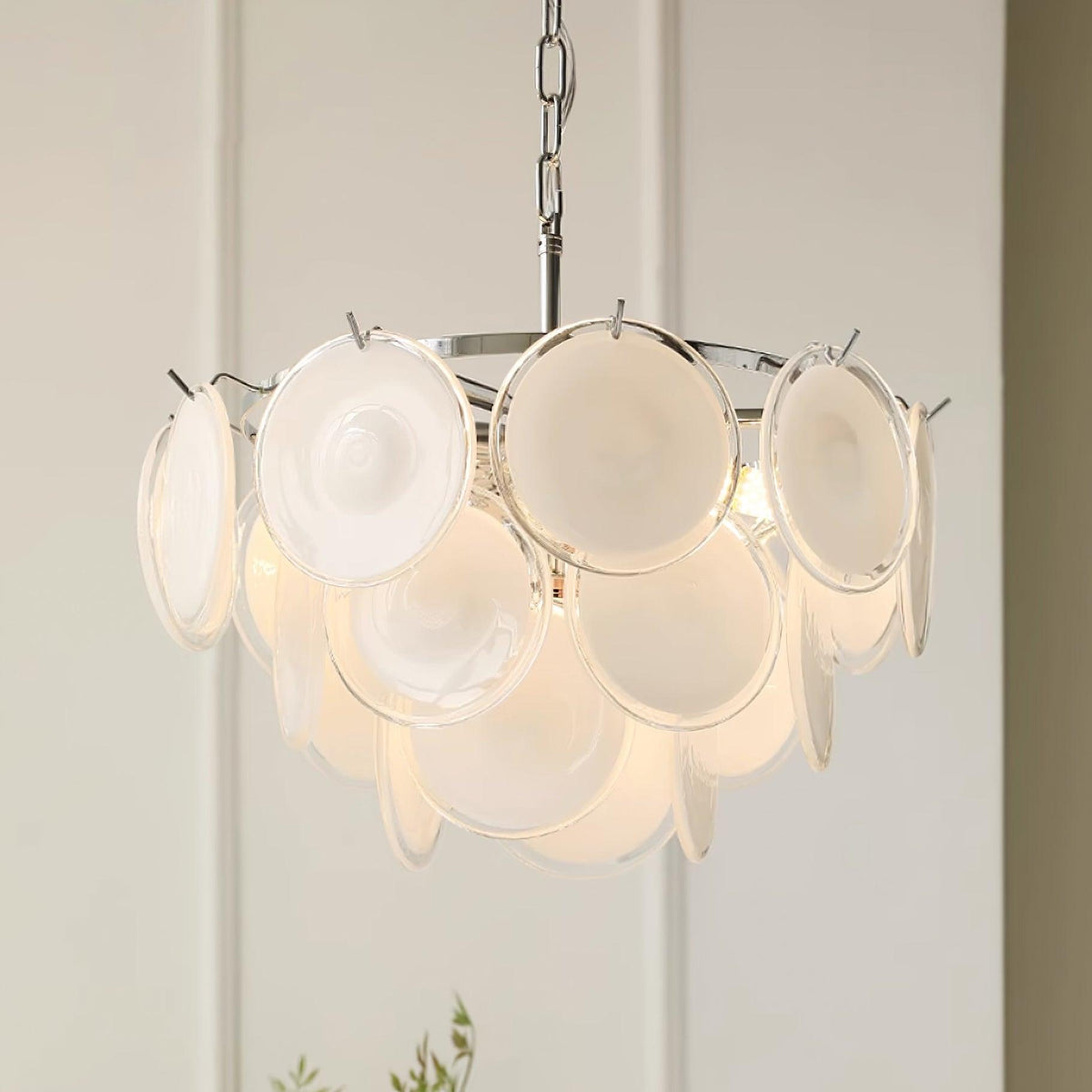 Fendelvale Glass Chandelier-Moonnatur