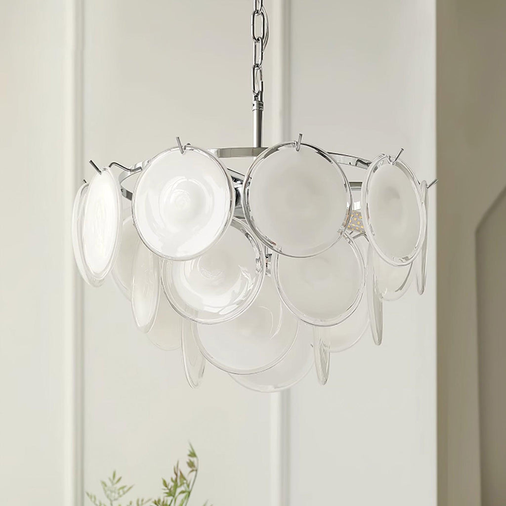 Fendelvale Glass Chandelier-Moonnatur