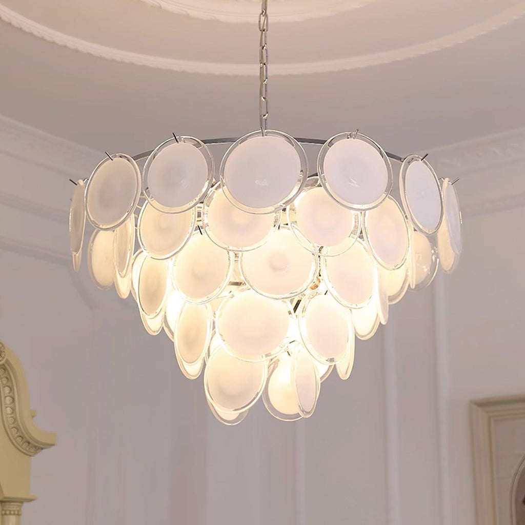 Islenmere Glass Chandelier-Moonnatur