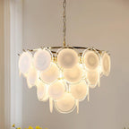 Fendelvale Glass Chandelier-Moonnatur