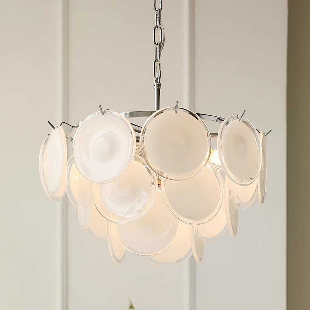 Fendelvale Glass Chandelier-Moonnatur