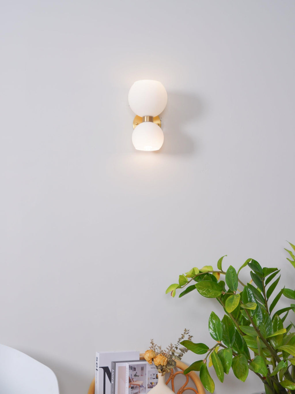Brenella Glass Wall Light-Moonnatur