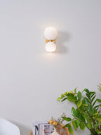 Brenella Glass Wall Light-Moonnatur