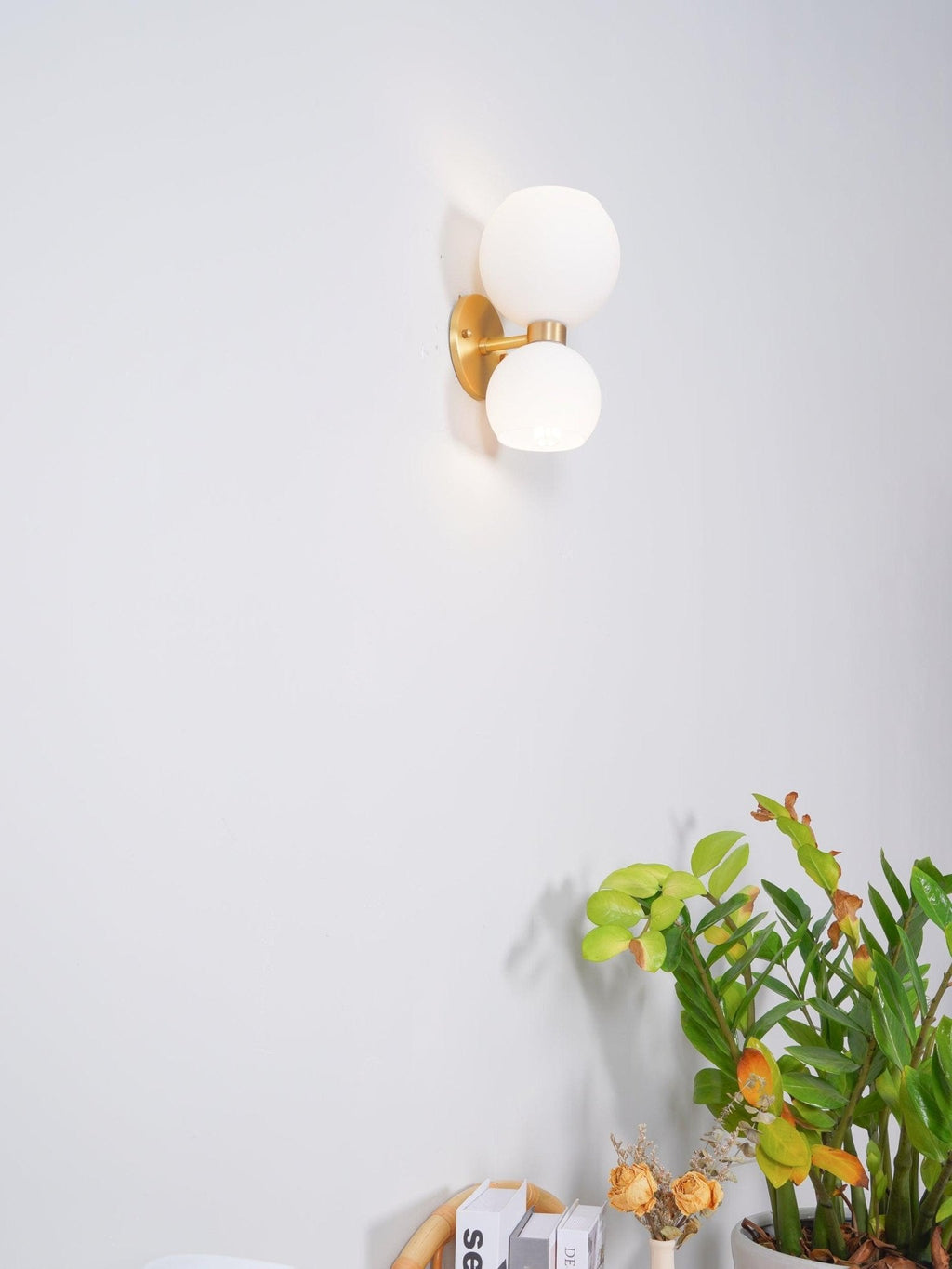 Brenella Glass Wall Light-Moonnatur