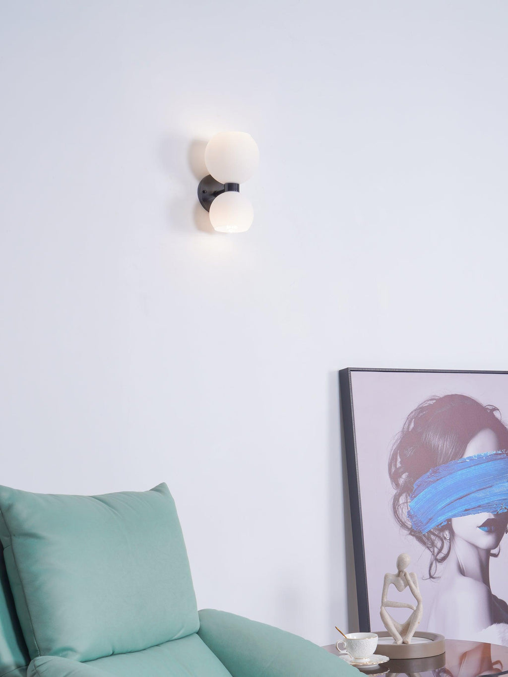 Brenella Glass Wall Light-Moonnatur