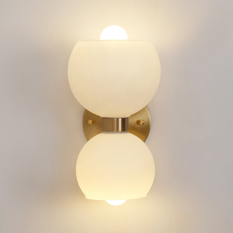 Brenella Glass Wall Light-Moonnatur