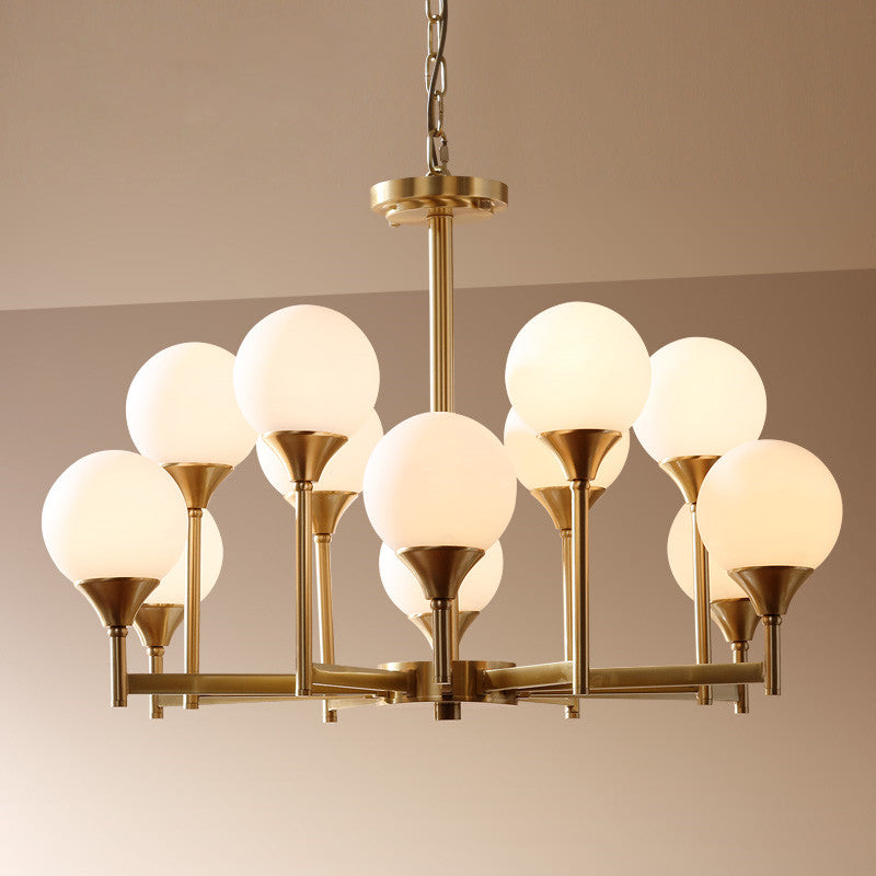 Kenrenfern Glass Chandelier-Moonnatur