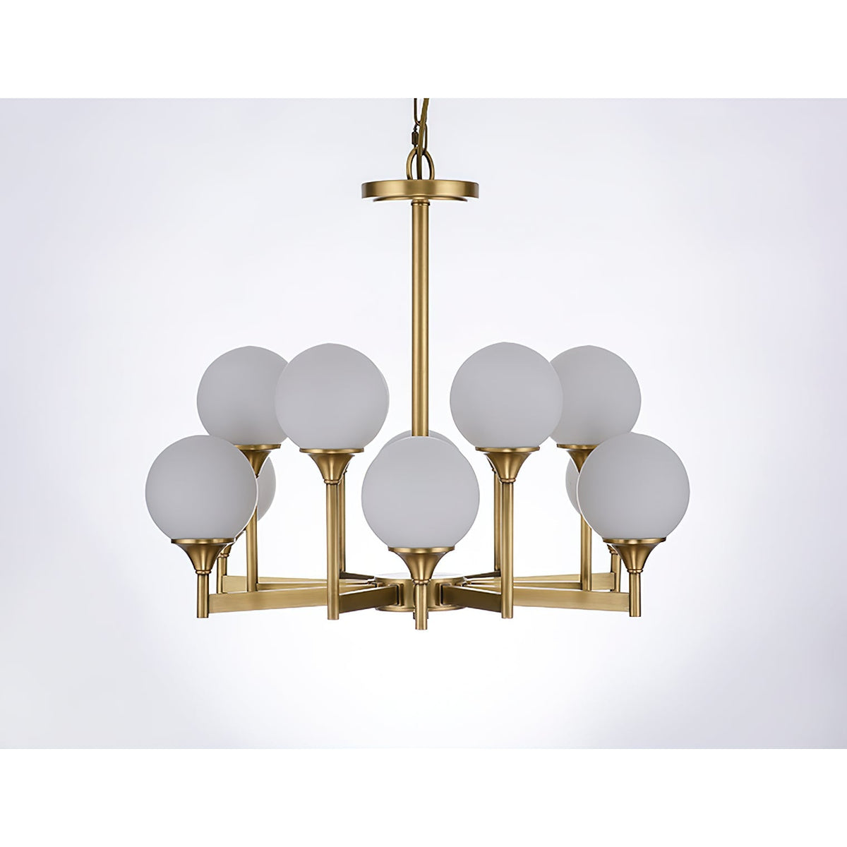 Kenrenfern Glass Chandelier-Moonnatur