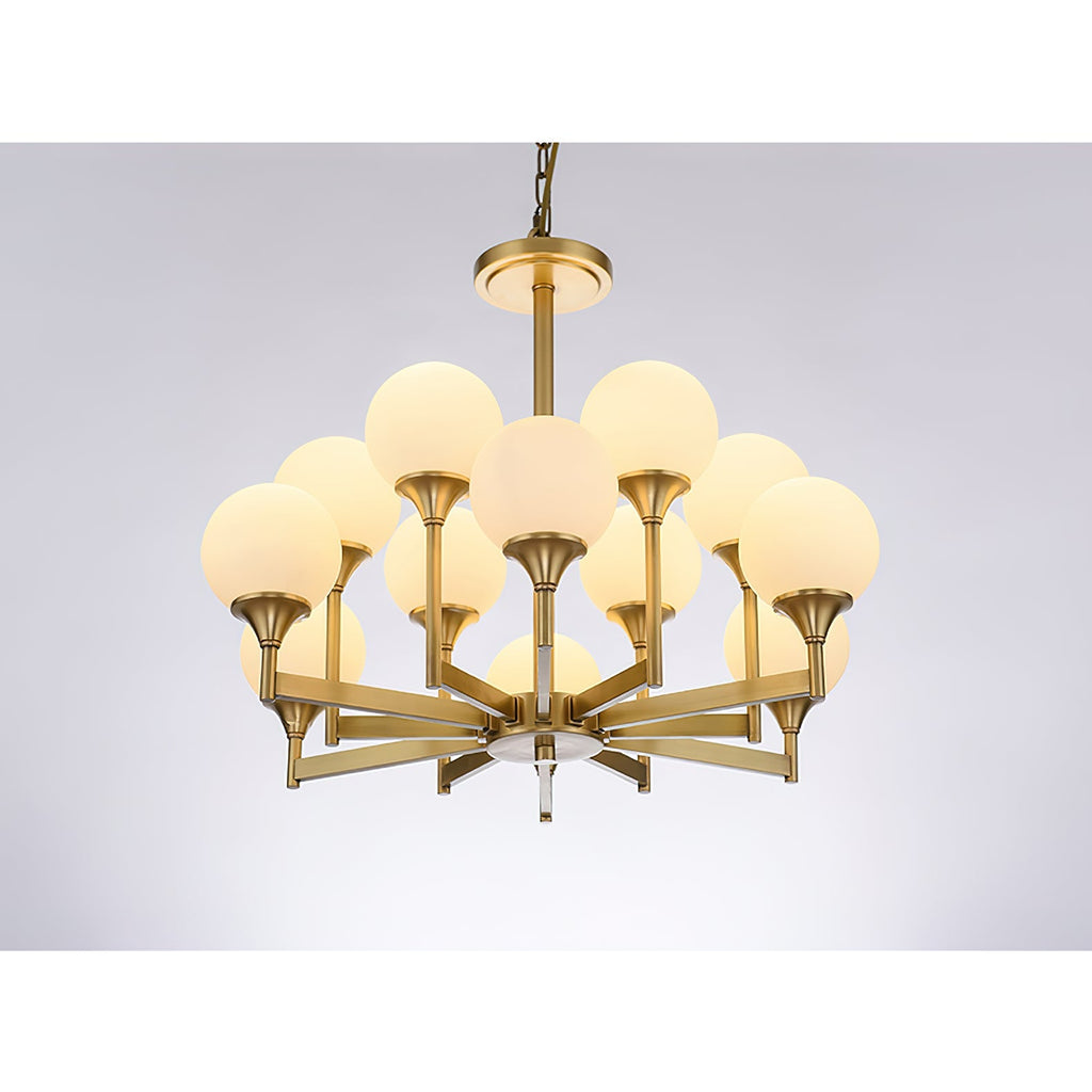 Kenrenfern Glass Chandelier-Moonnatur