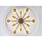 Kenrenfern Glass Chandelier-Moonnatur