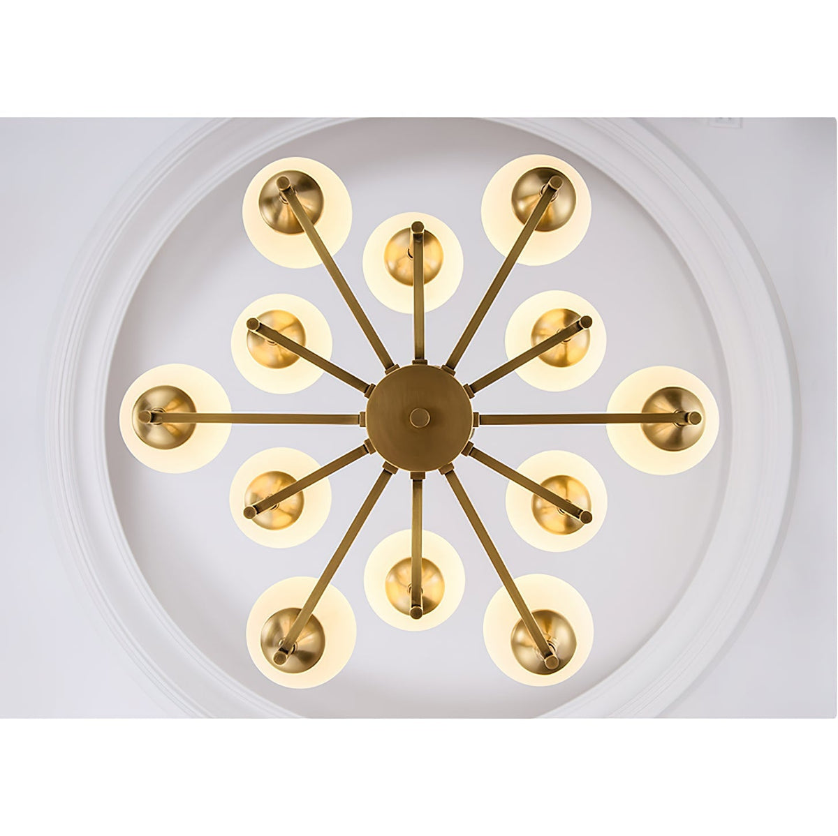Kenrenfern Glass Chandelier-Moonnatur