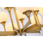 Kenrenfern Glass Chandelier-Moonnatur