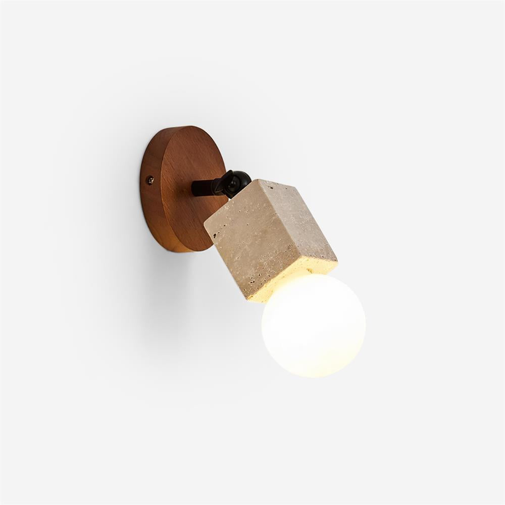 Orenoria Travertine Wall Light-Moonnatur