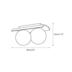 Jardenheath Glass Ceiling Light-Moonnatur