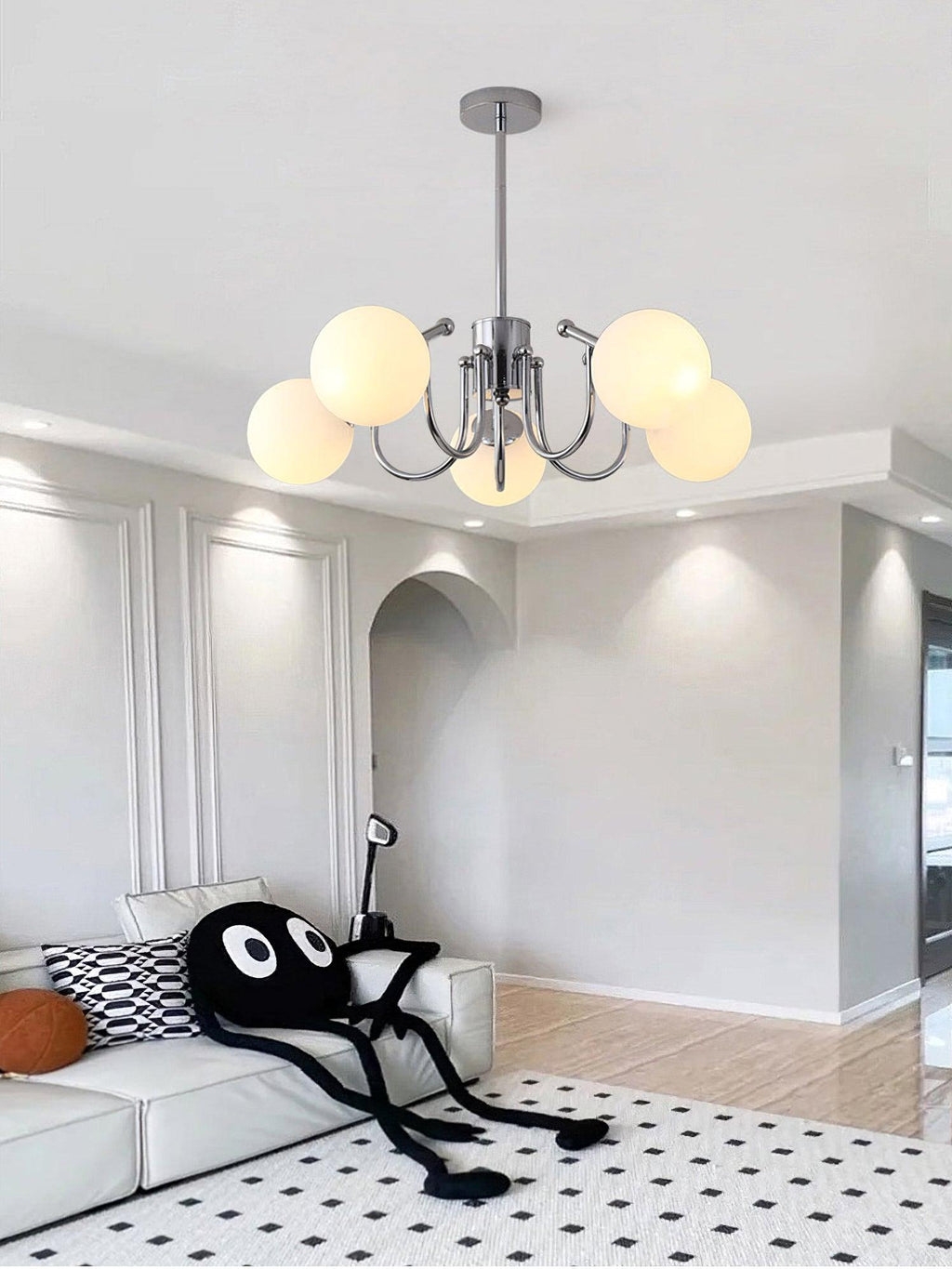 Laelelle Glass Chandelier-Moonnatur