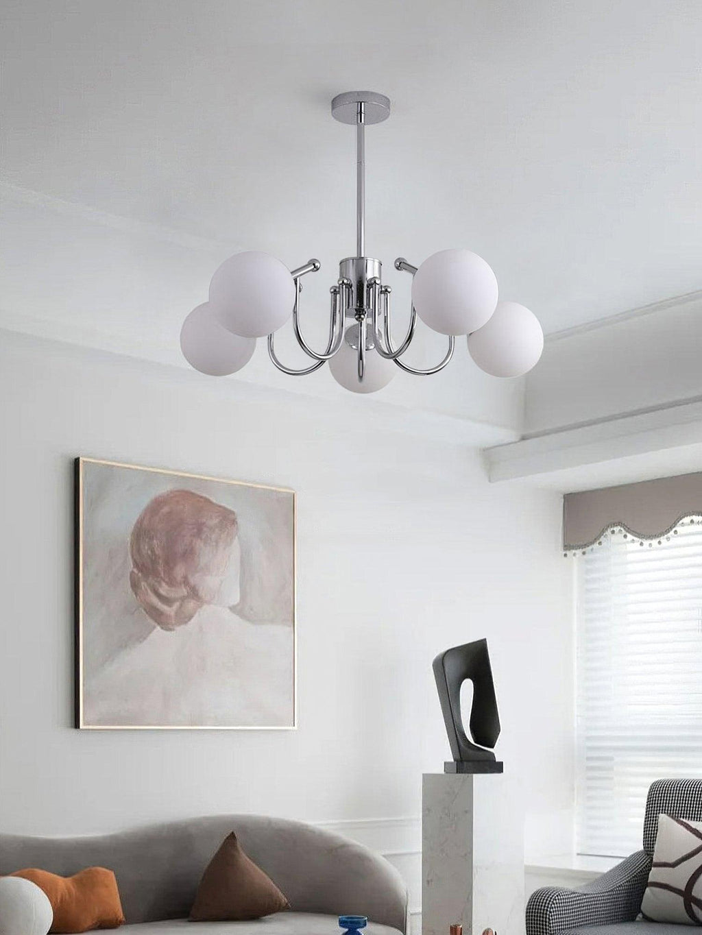 Laelelle Glass Chandelier-Moonnatur