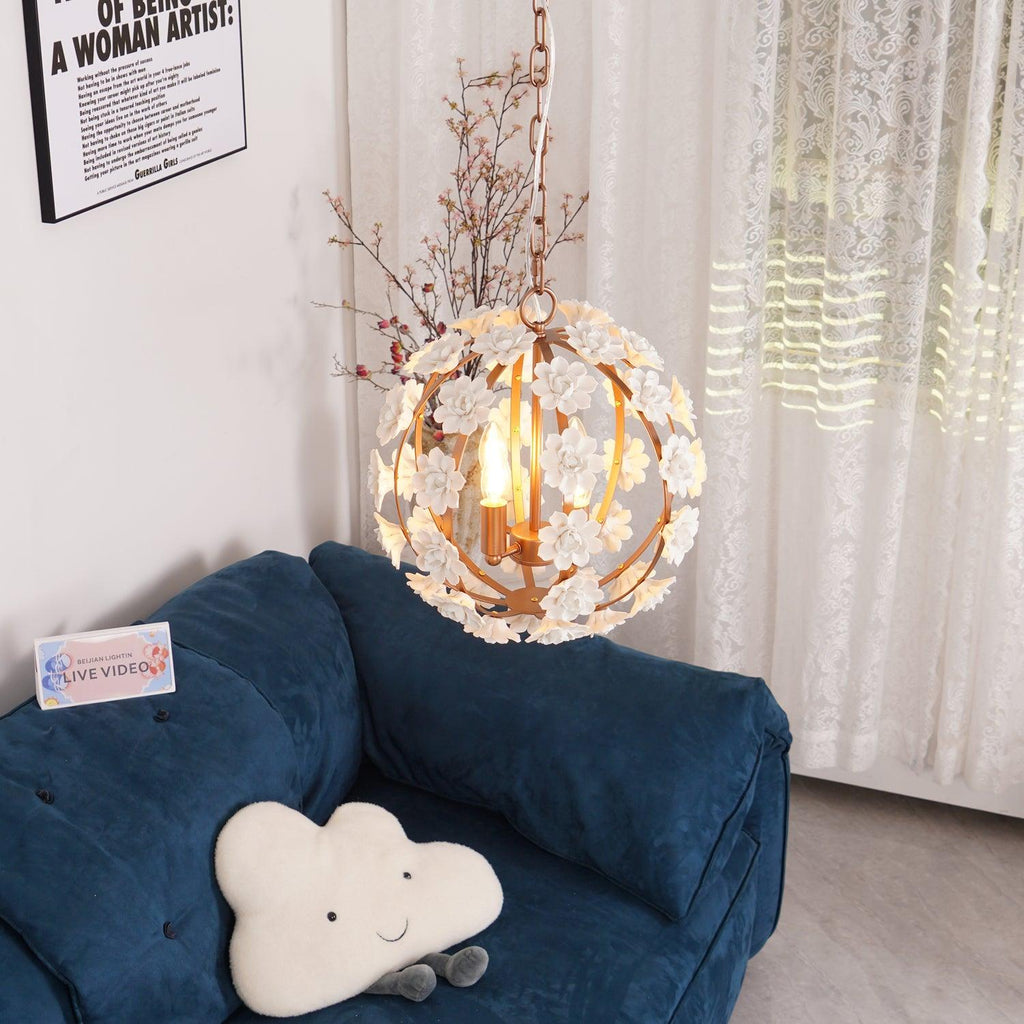 Farnelwyn Ceramic Chandelier-Moonnatur