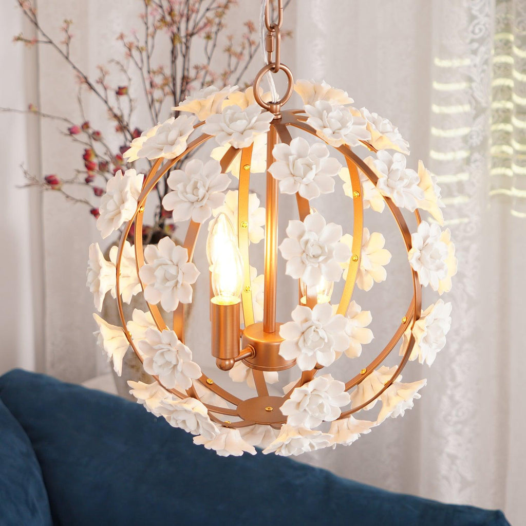 Farnelwyn Ceramic Chandelier-Moonnatur