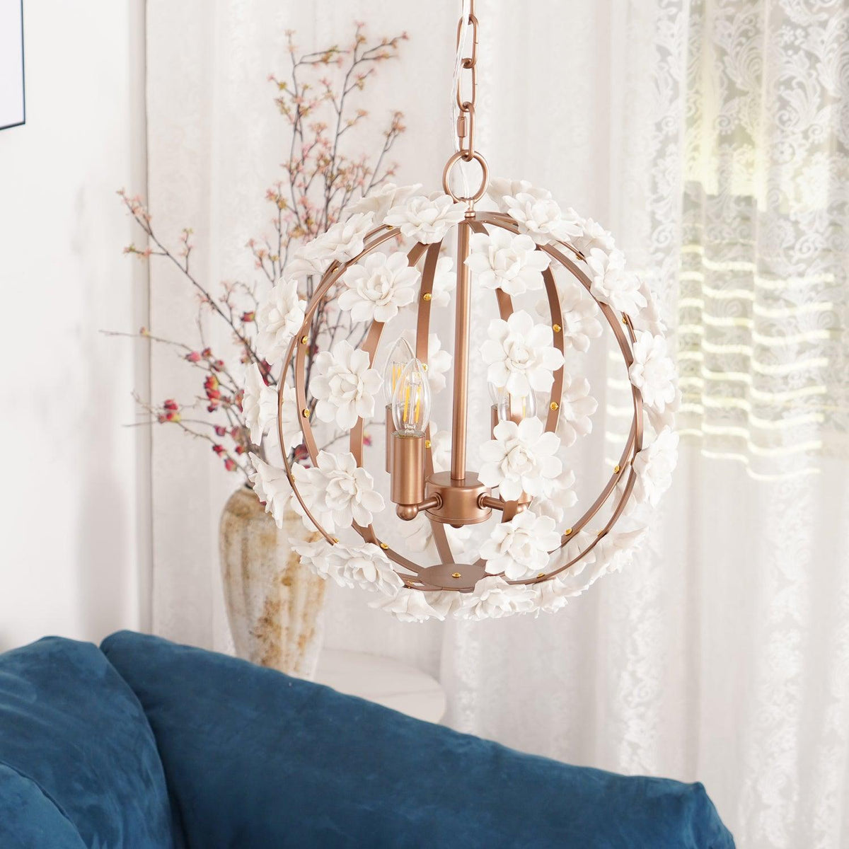 Farnelwyn Ceramic Chandelier-Moonnatur