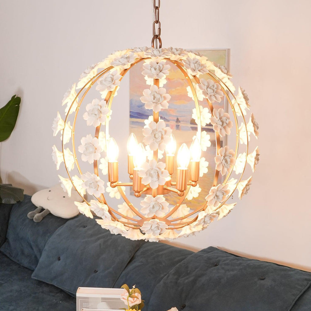 Farnelwyn Ceramic Chandelier-Moonnatur