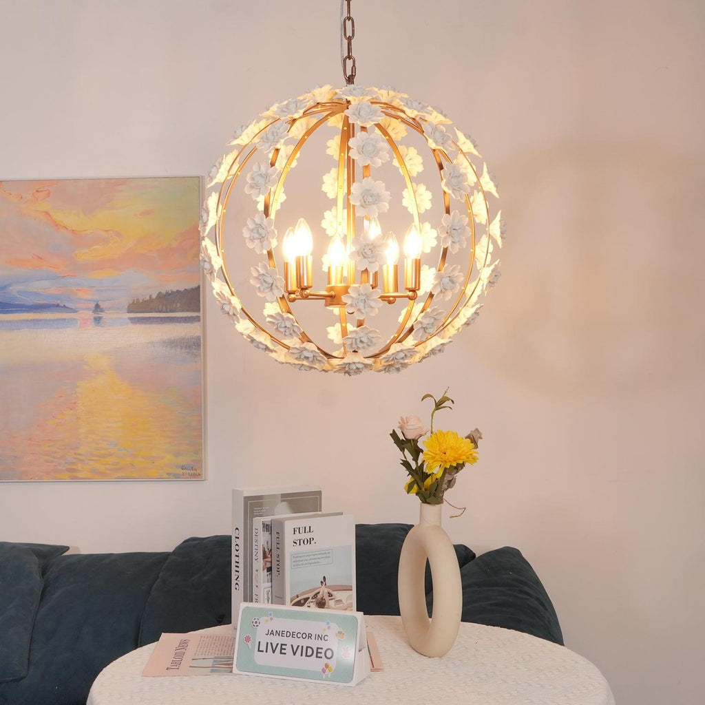 Farnelwyn Ceramic Chandelier-Moonnatur