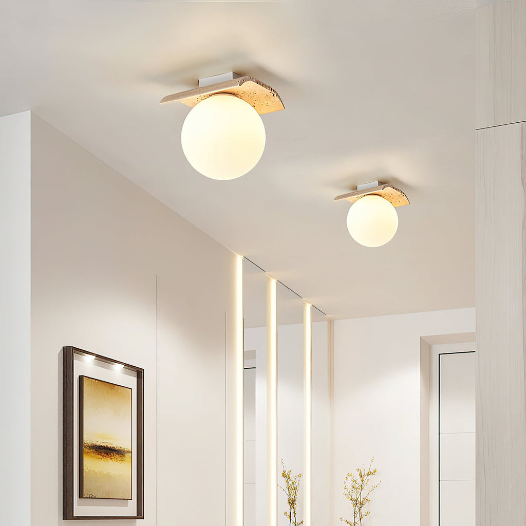 Jardenheath Glass Ceiling Light-Moonnatur