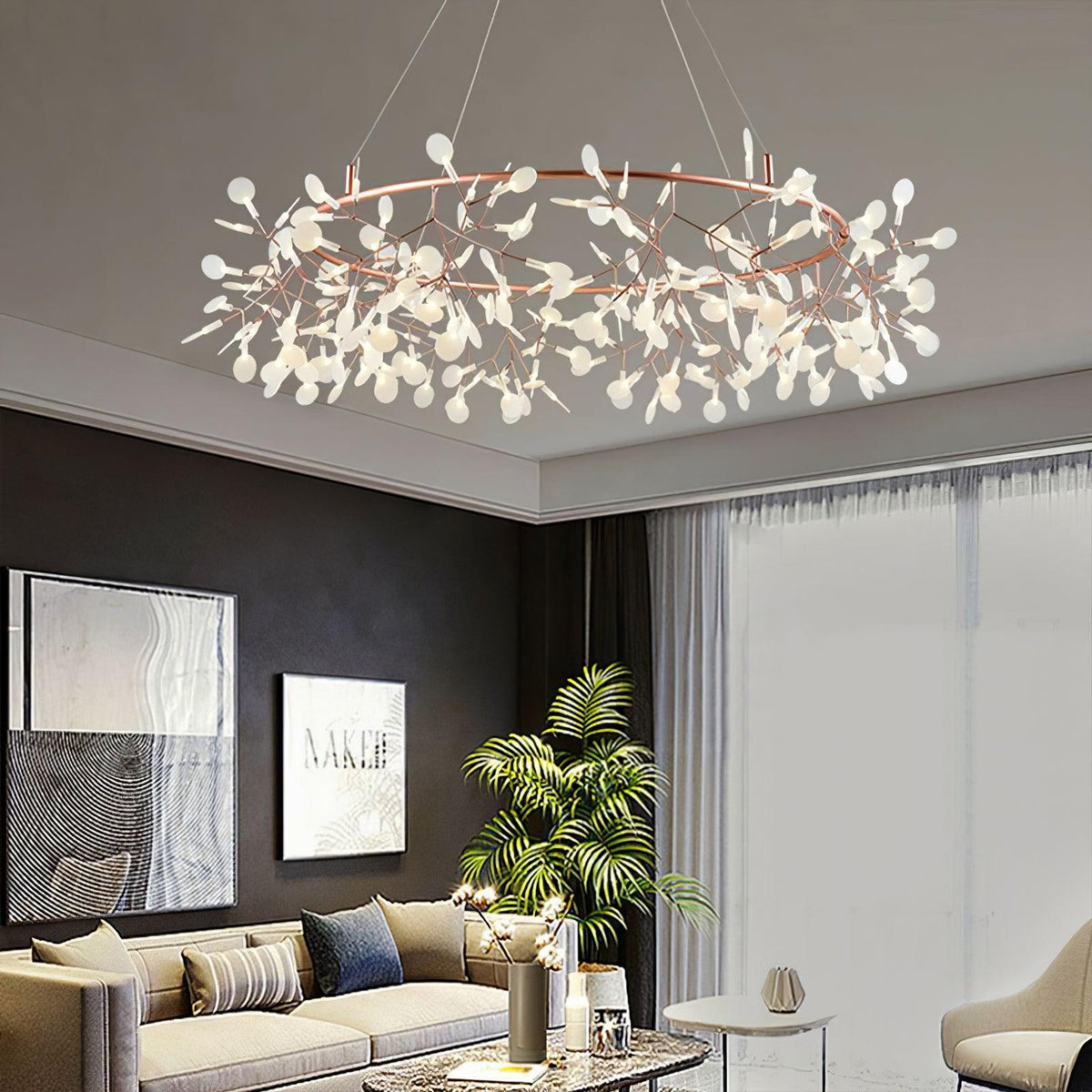Marvenorie Acrylic Chandelier-Moonnatur