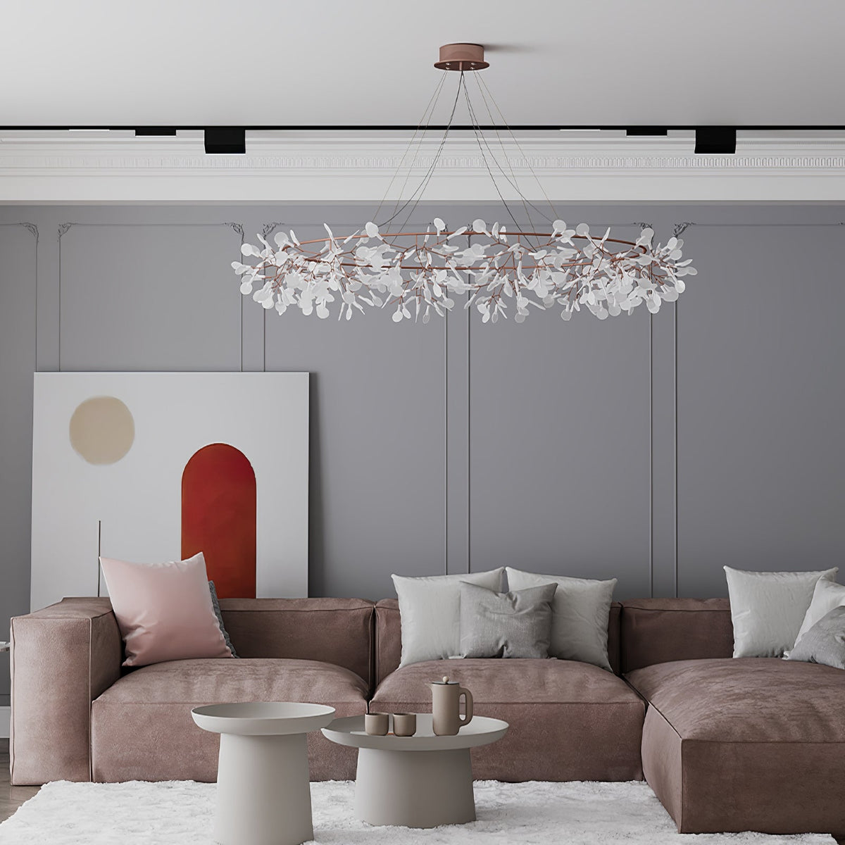 Pirelis Acrylic Chandelier-Moonnatur