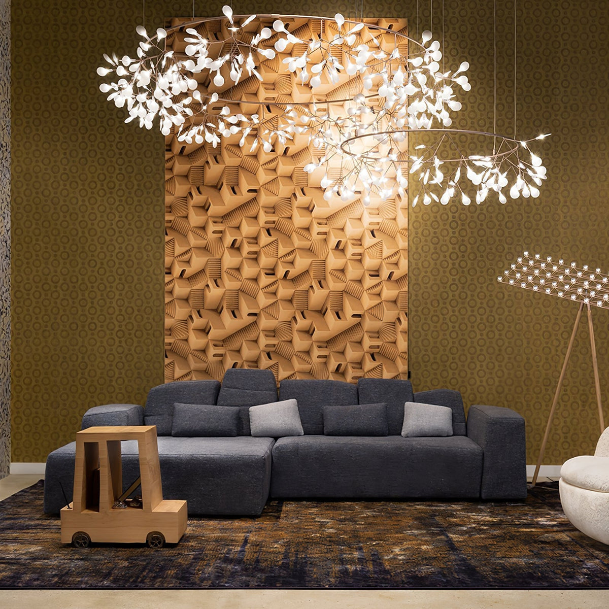 Pirelis Acrylic Chandelier-Moonnatur