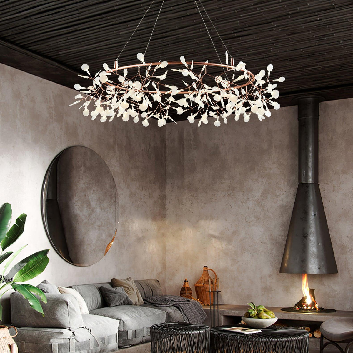 Pirelis Acrylic Chandelier-Moonnatur