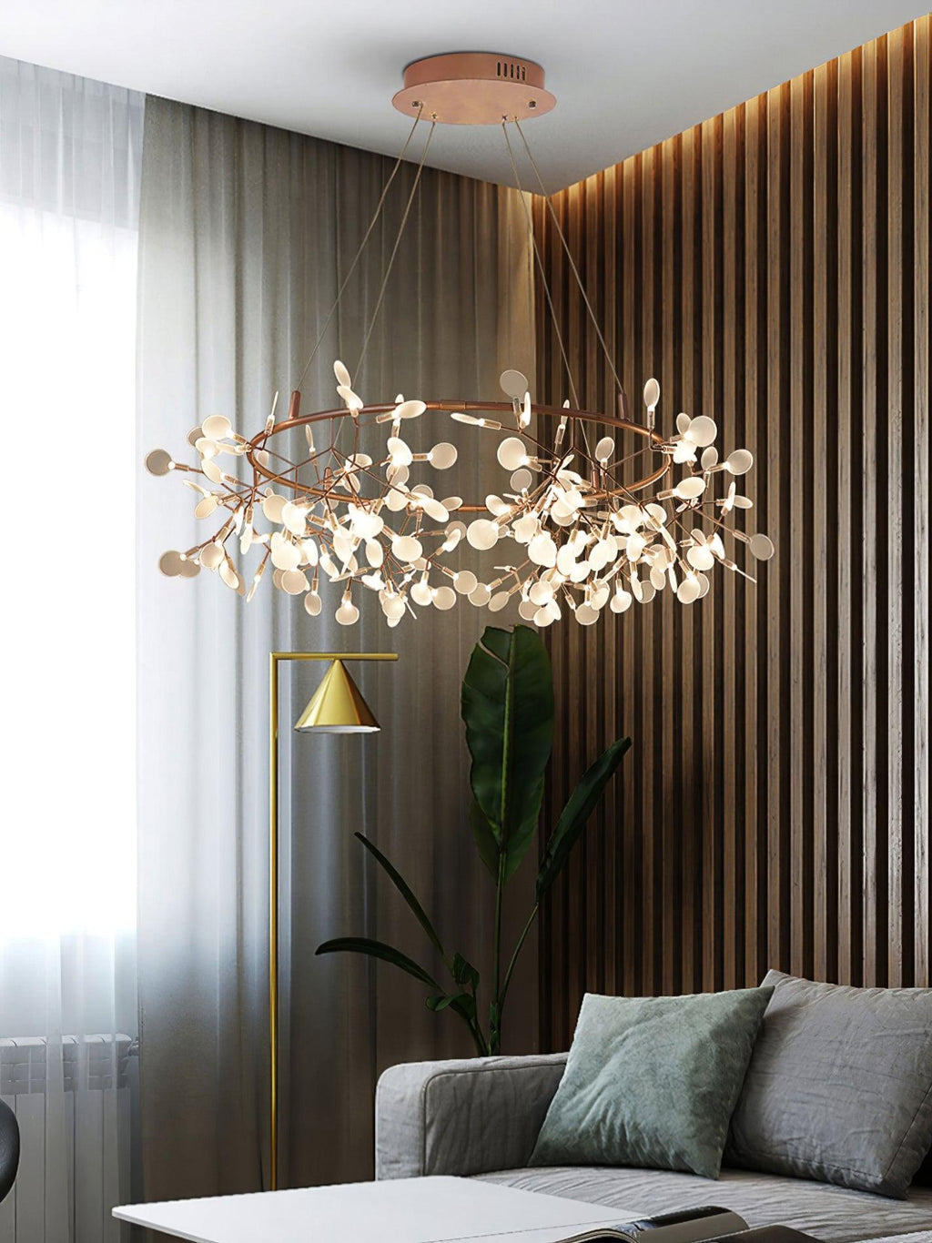 Pirelis Acrylic Chandelier-Moonnatur