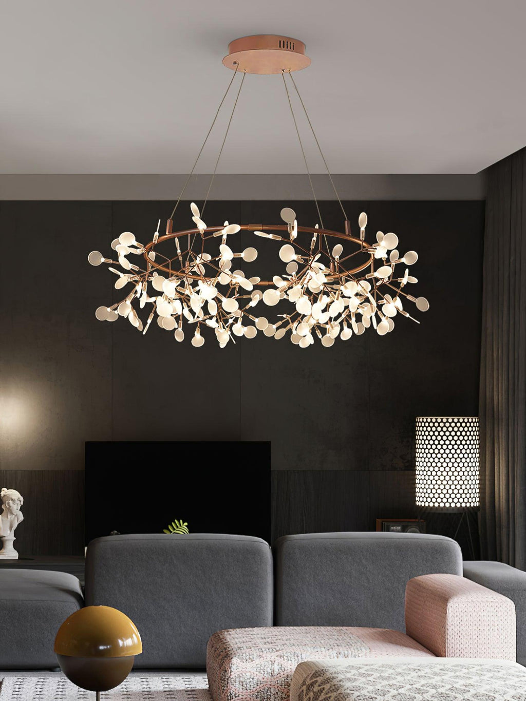 Pirelis Acrylic Chandelier-Moonnatur