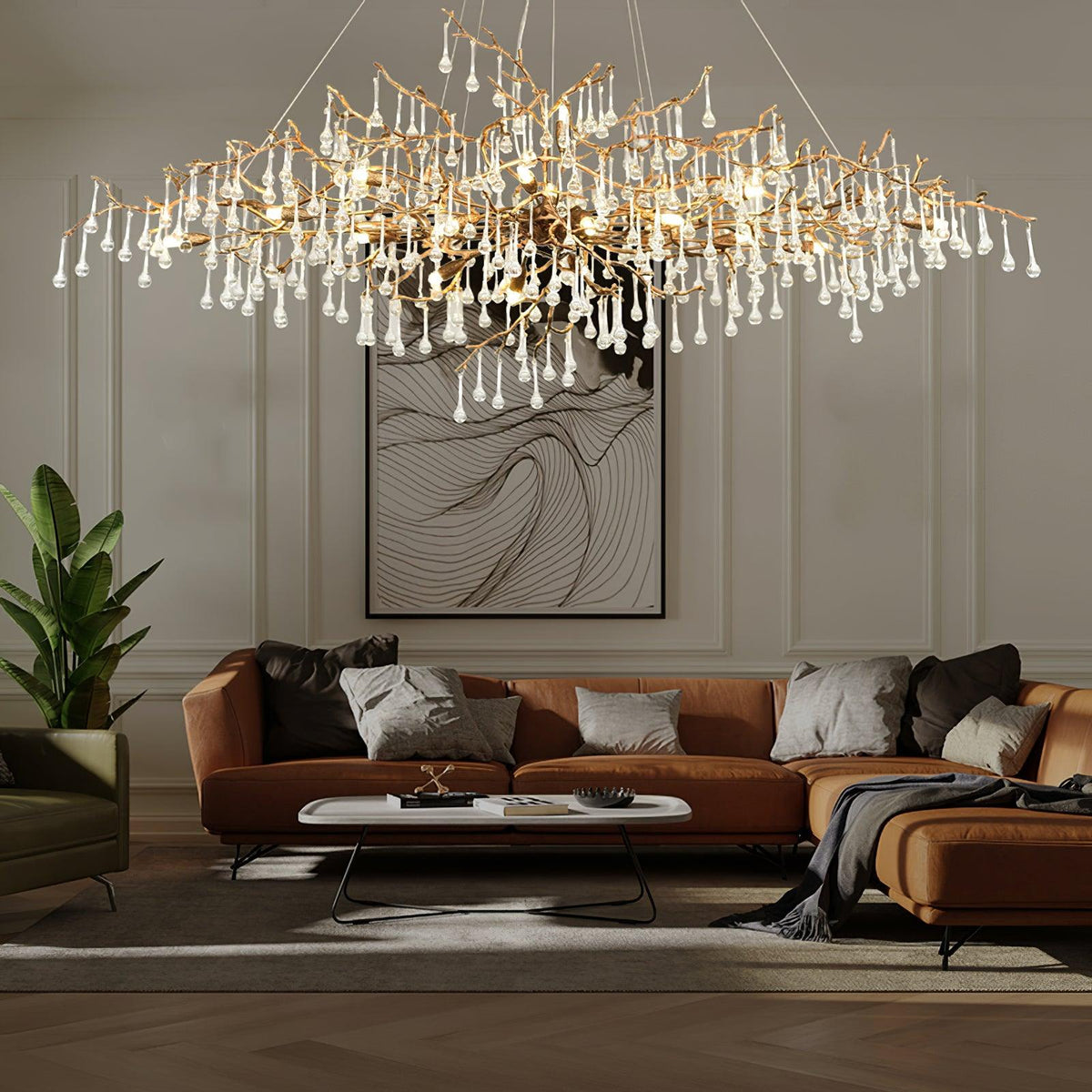 Kaelenna Crystal Chandelier-Moonnatur