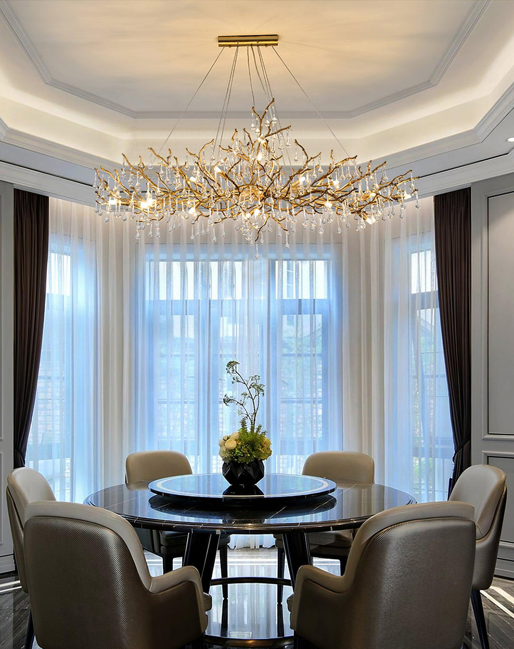 Kaelenna Crystal Chandelier-Moonnatur