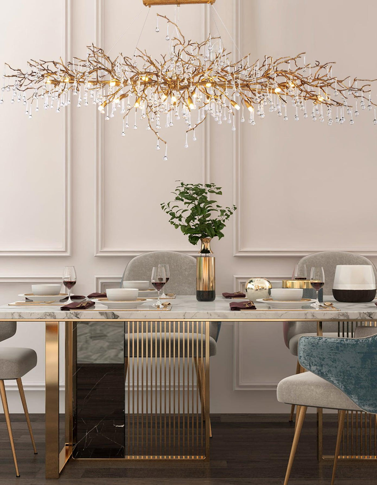 Kaelenna Crystal Chandelier-Moonnatur