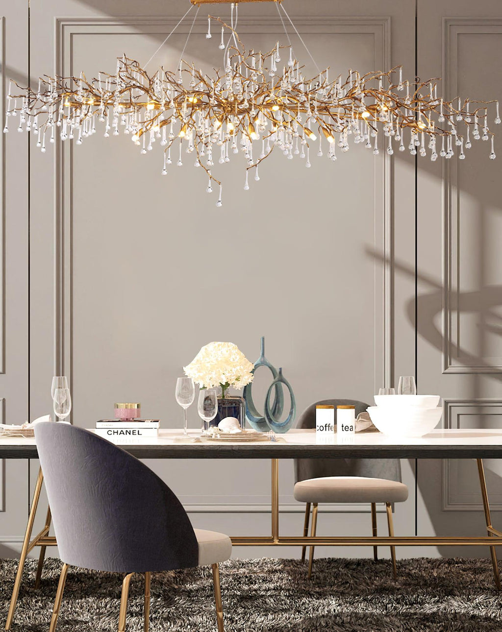 Kaelenna Crystal Chandelier-Moonnatur