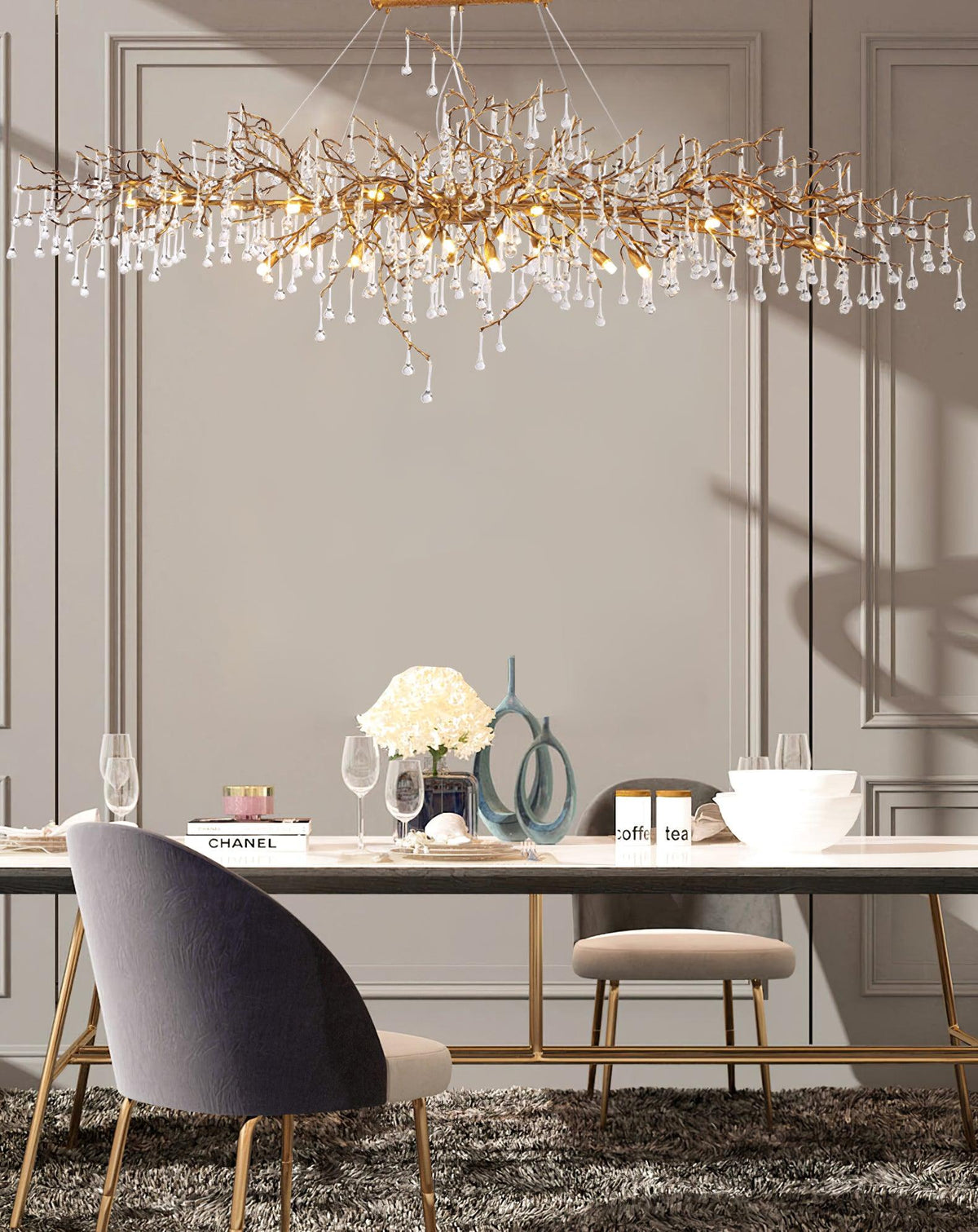 Kaelenna Crystal Chandelier-Moonnatur