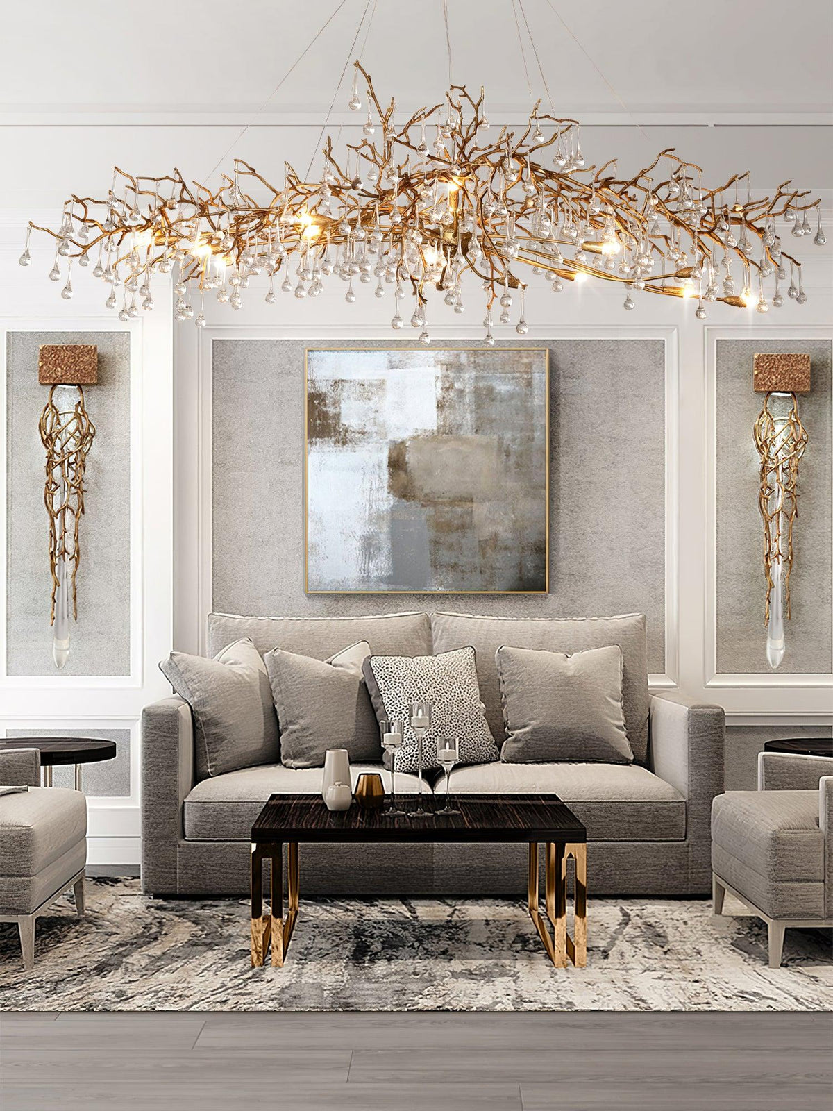 Kaelenna Crystal Chandelier-Moonnatur