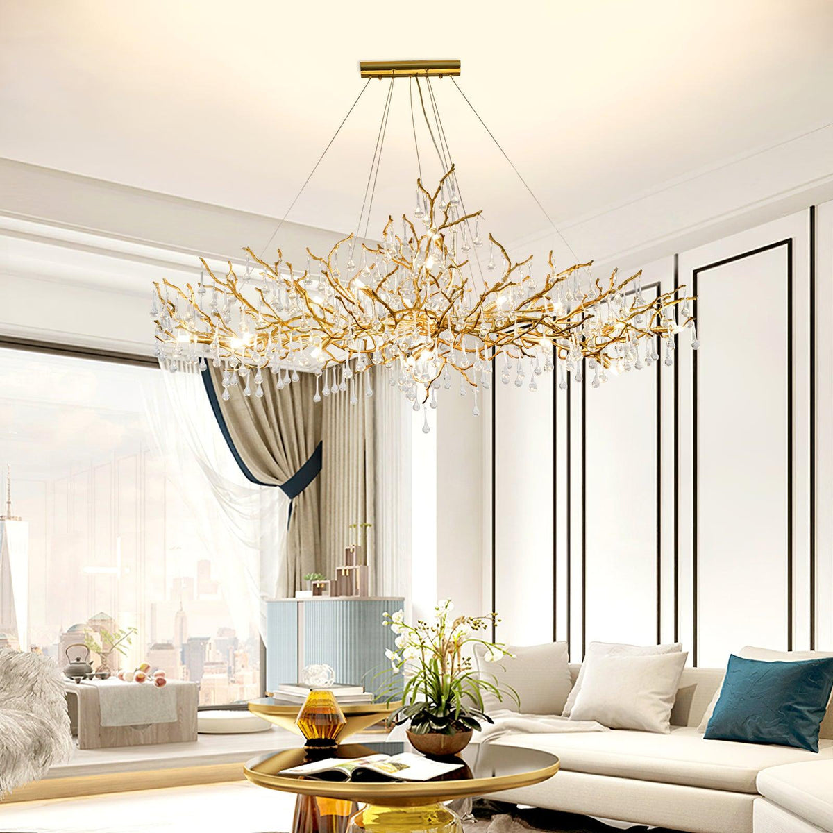 Kaelenna Crystal Chandelier-Moonnatur