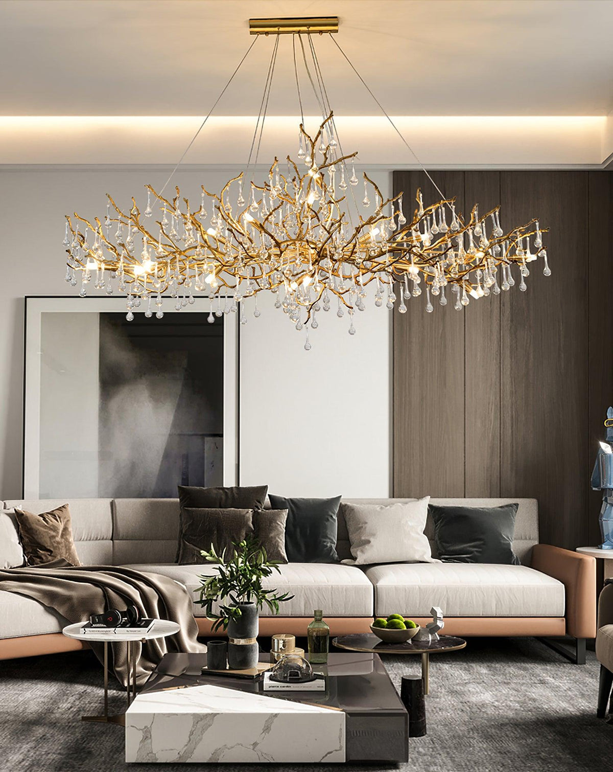 Kaelenna Crystal Chandelier-Moonnatur