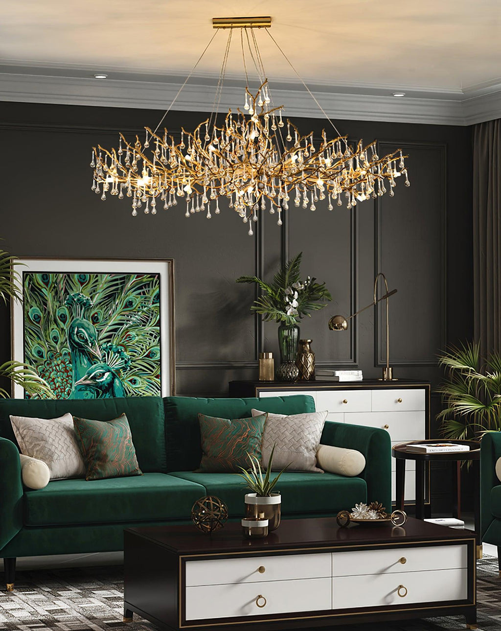 Kaelenna Crystal Chandelier-Moonnatur