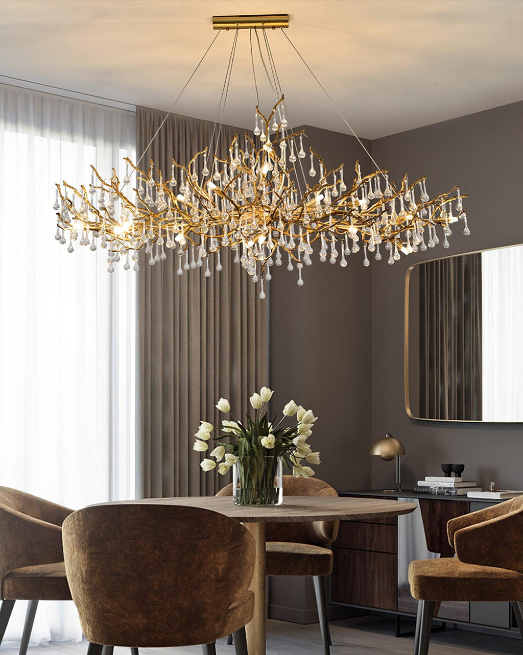 Kaelenna Crystal Chandelier-Moonnatur