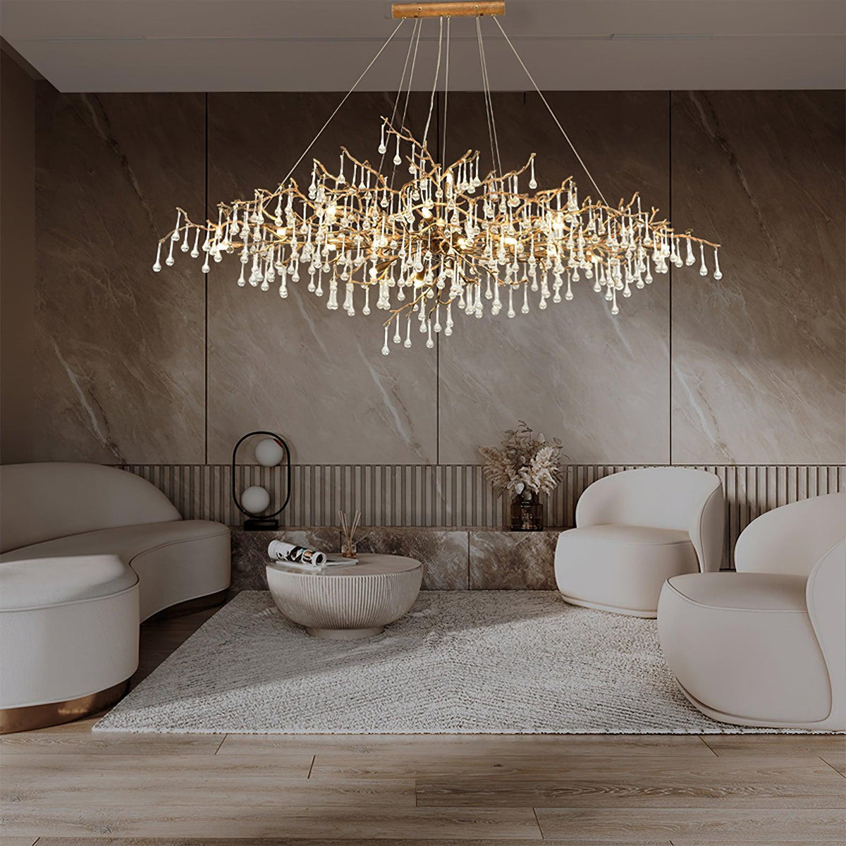 Kaelenna Crystal Chandelier-Moonnatur