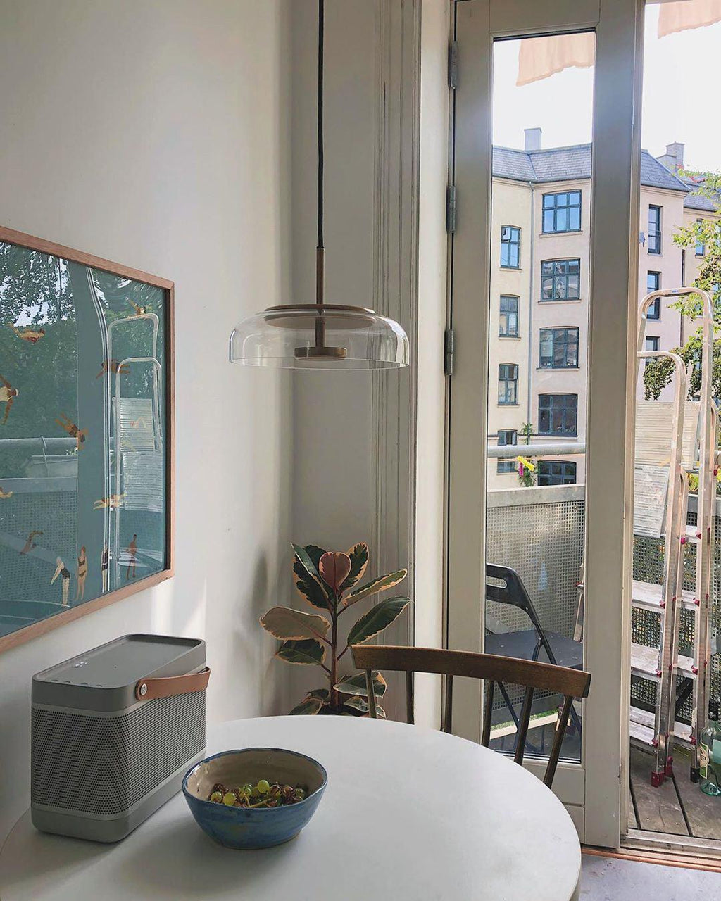 Yavoria Glass Pendant Lamp-Moonnatur
