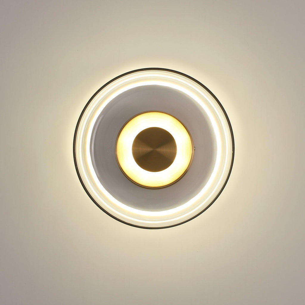 Ilvanna Glass Wall Light-Moonnatur
