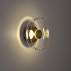 Ilvanna Glass Wall Light-Moonnatur